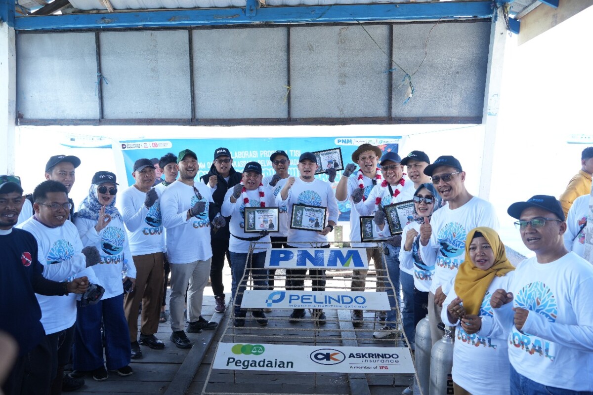 Pelindo Regional 4 Kolaborasi dengan 3 BUMN, Konservasi Terumbu Karang di Pulau Barrang Lompo