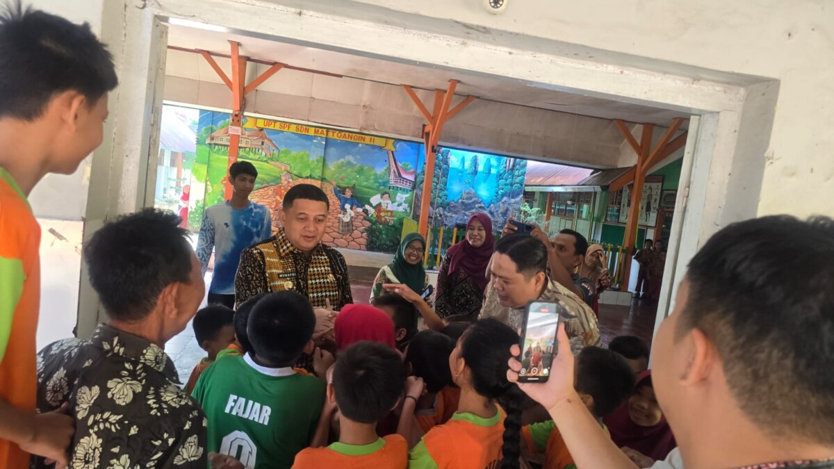 Sidak SD Mattoangin, Munafri Siapkan Penataan Sekolah