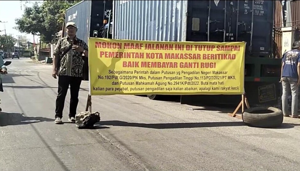 Ganti Rugi Lahan Belum Dibayarkan, Pemilik Tanah Kembali Akan Tutup Jl Gatot Subroto Baru
