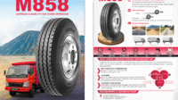 Leaflet BS M858 Bridgestone Indonesia Perkenalkan Ban Kendaraan Niaga Light Truck M858, Solusi Mobilitas Sektor Usaha