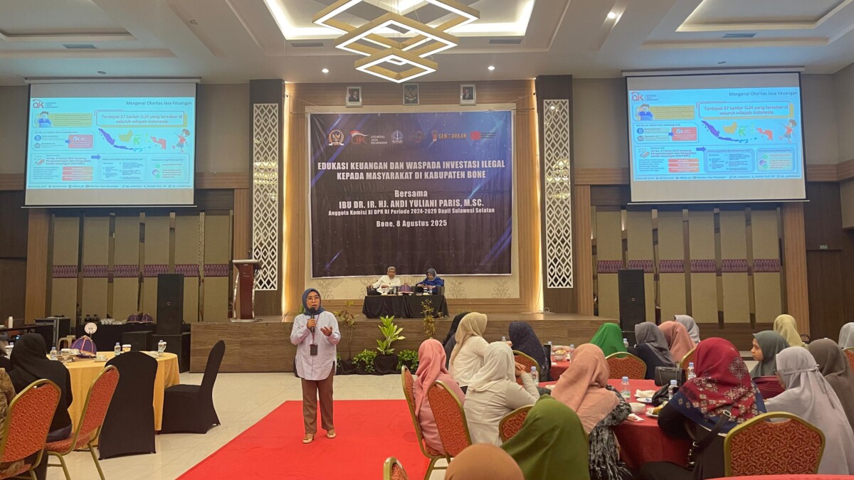 Tingkatkan Literasi Keuangan Masyarakat di Bone, OJK Sulselbar Bersinergi dengan Mitra Strategis