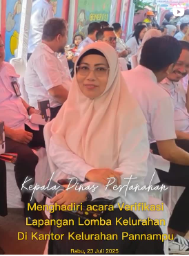 Sri Sulsilawati Hadiri Verifikasi Lapangan Lomba Kelurahan Tingkat Kota Makassar