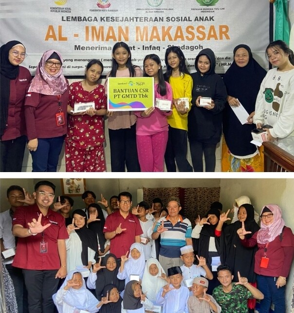 Rayakan HUT ke-27, GMTD Kunjungi Sejumlah Panti Asuhan