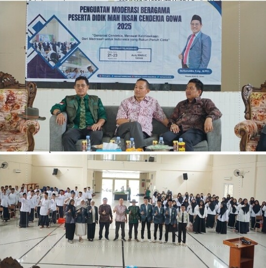 MAN Insan Cendekia Gowa Perkuat Nilai Toleransi dan Moderasi Beragama 