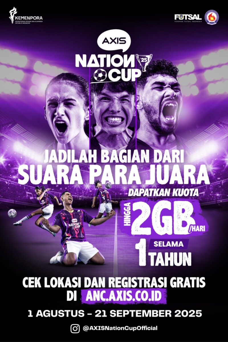AXIS Nation Cup 2025 Kembali Hadir di 40 Kota Indonesia