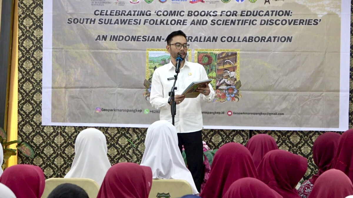 Cerita Rakyat Lipan Marasende Dijadikan Komik, Kolaborasi Australia - Indonesia