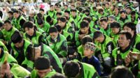 Ratusan Driver Gojek Ikut Doa Bersama, Suarakan Makassar Damai