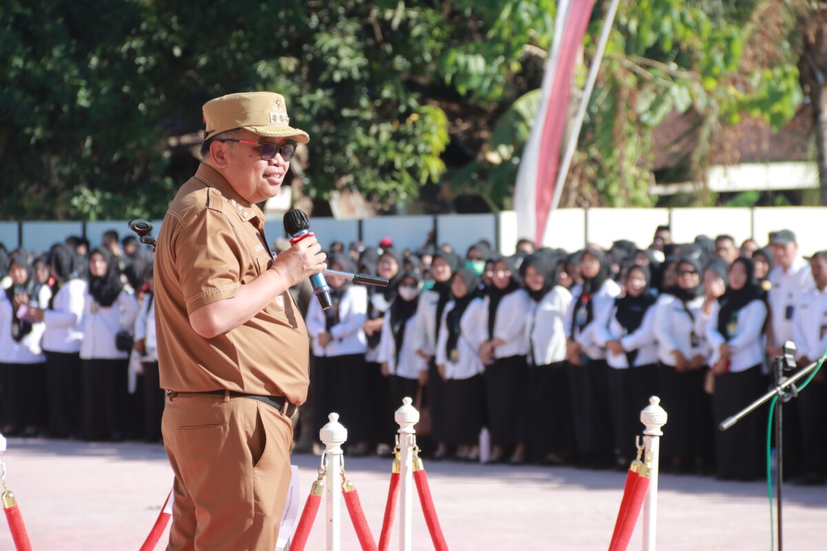 Bupati Takalar Pimpin Apel Gabungan PPPK dan Tenaga Lainnya