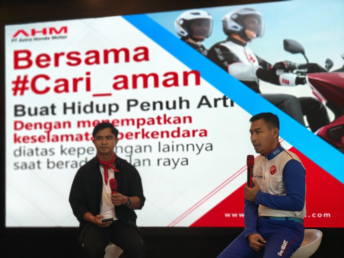 Asmo Sulsel Edukasi Safety Riding di Hadapan Komunitas DTeam Makassar