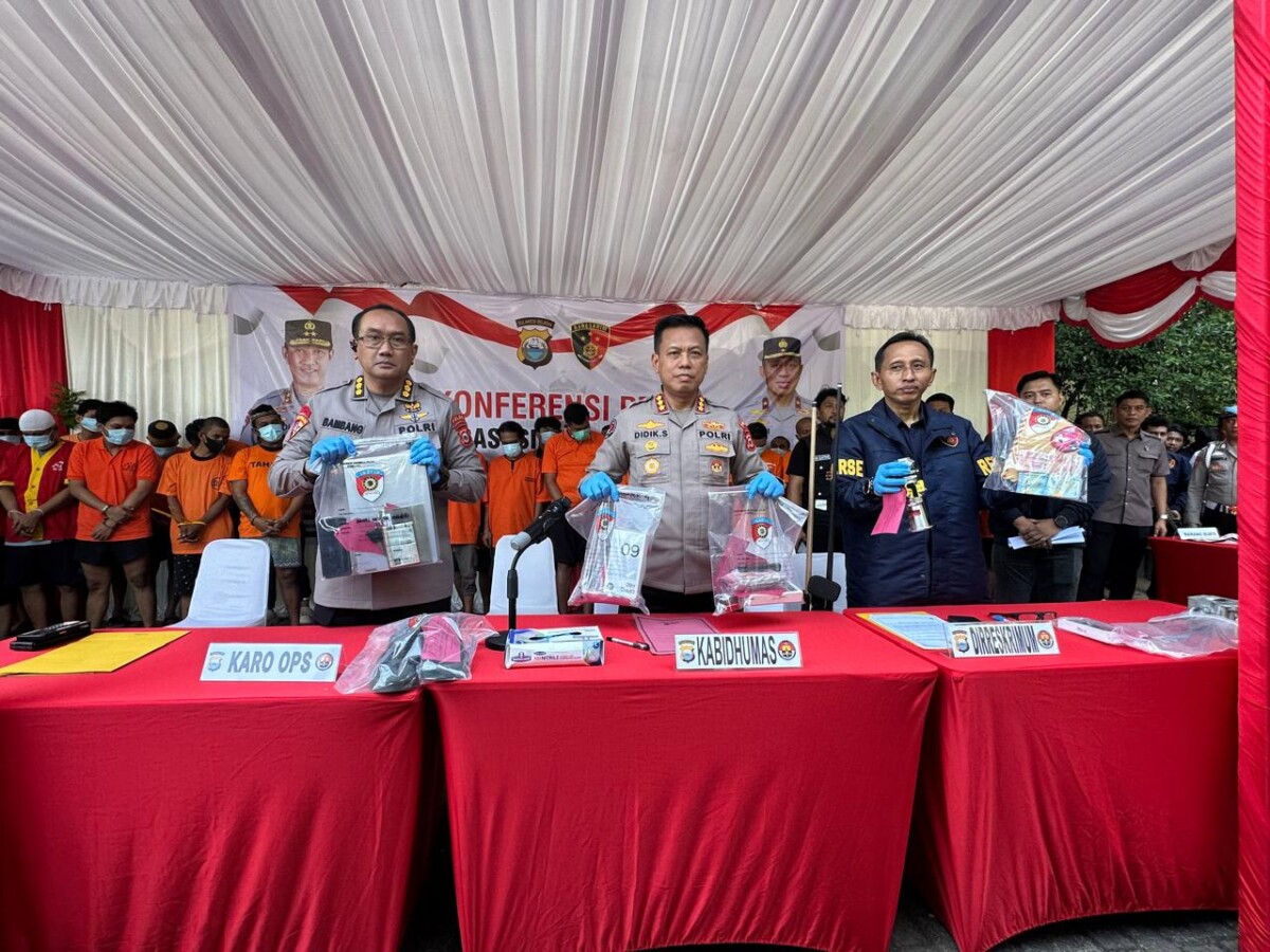 20 Hari Operasi Sikat Lipu, Jajaran Polda Sulsel Tangkap 115 Tersangka TO