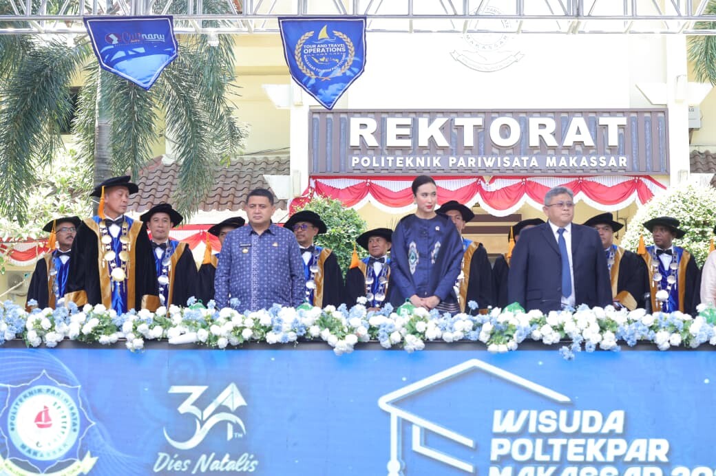 565 Lulusan Poltekpar Makassar Diwisuda, Menpar Harap Jadi SDM Unggul
