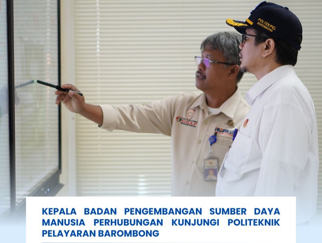 Kepala BPSDM Perhubungan Kunjungi Poltekpel Barombong