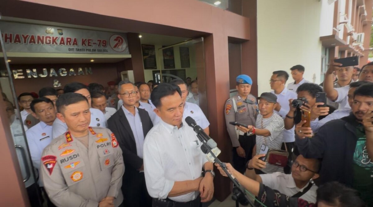 13 Tersangka Demo Rusuh di Makassar Minta ke Menko Yusril Dibebaskan Melalui RJ