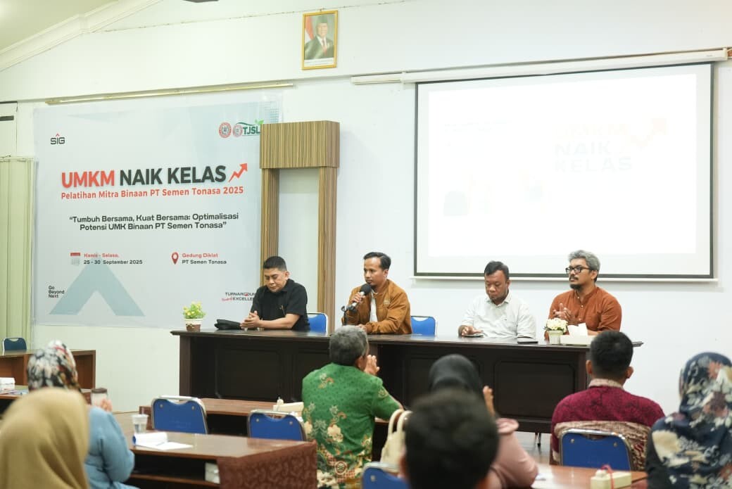 PT Semen Tonasa Dorong UMKM Naik Kelas Lewat Pelatihan Mitra Binaan 2025