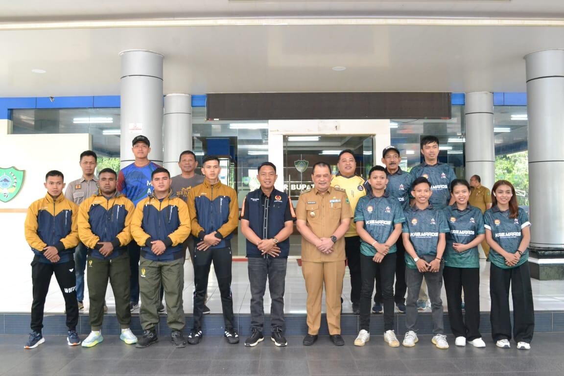 Wabup Maros Lepas Atlet 2 Bertarung di Pra Porprov Sulsel