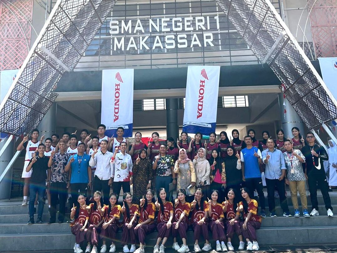 Asmo Sulsel Kembali Gelar Roadshow Honda DBL di SMA Kristen Elim dan SMAN 1 Makassar