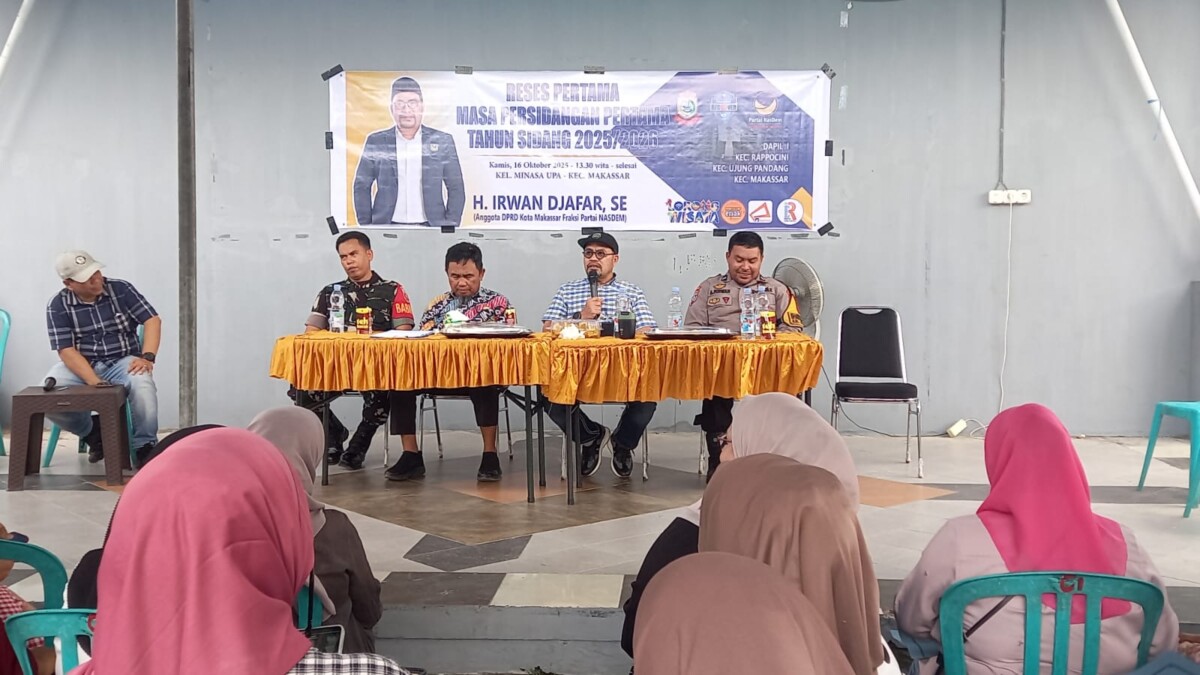 Irwan Djafar Terima Aspirasi Warga Minasa Upa Soal Banjir, Sampah, dan Pembinaan Baca Al-Qur’an