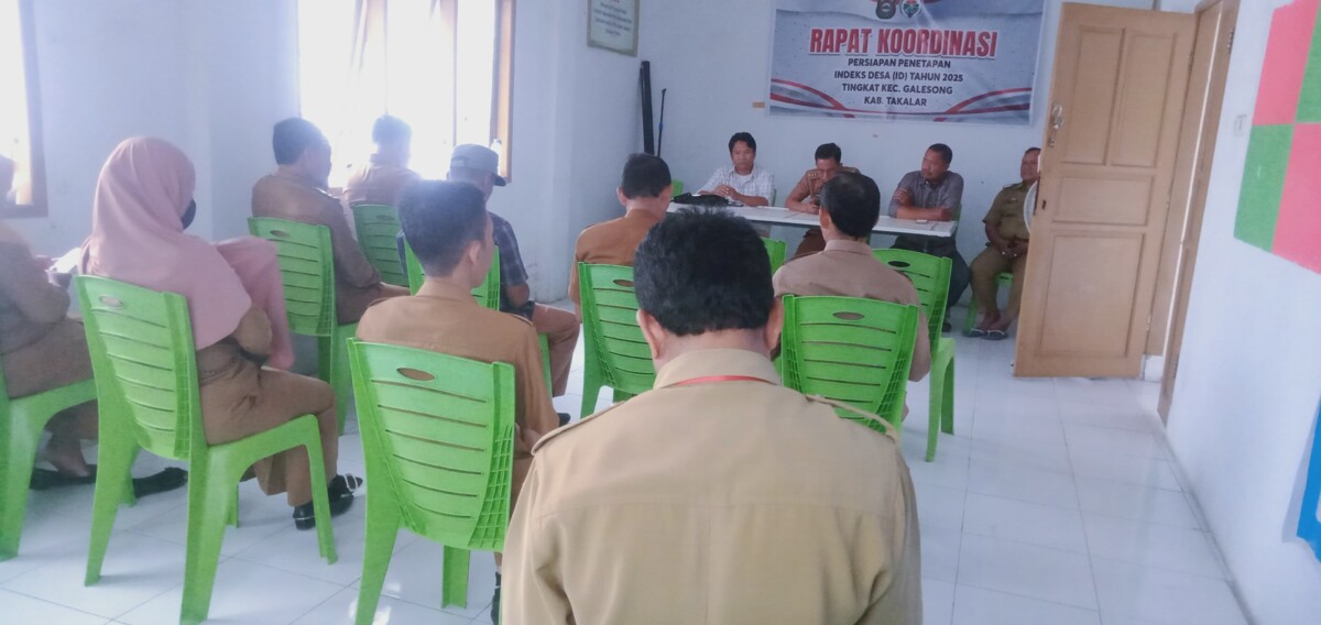 Dukung Program Digitalisasi Bupati Takalar, Upeks Rakor Bersama Kades se-Kecamatan Galesong