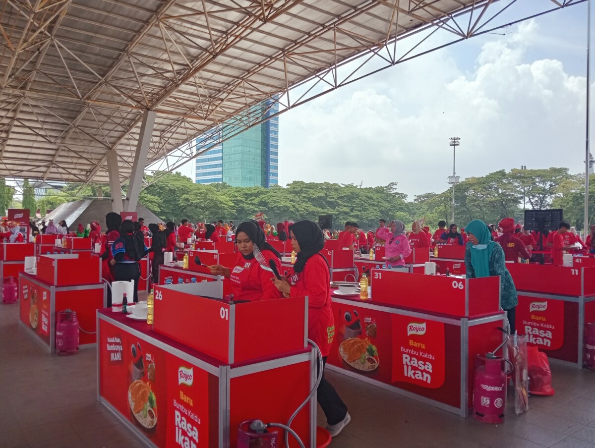 Fishtival Juara Makassar, 50 Tim Adu Kreativitas Masak Ikan di Lapangan Karebosi
