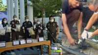 Kejari Makassar Musnahkan Sabu 12 Kg dan Hp iPhone Kejari Makassar Musnahkan Sabu 12 Kg dan Hp iPhone