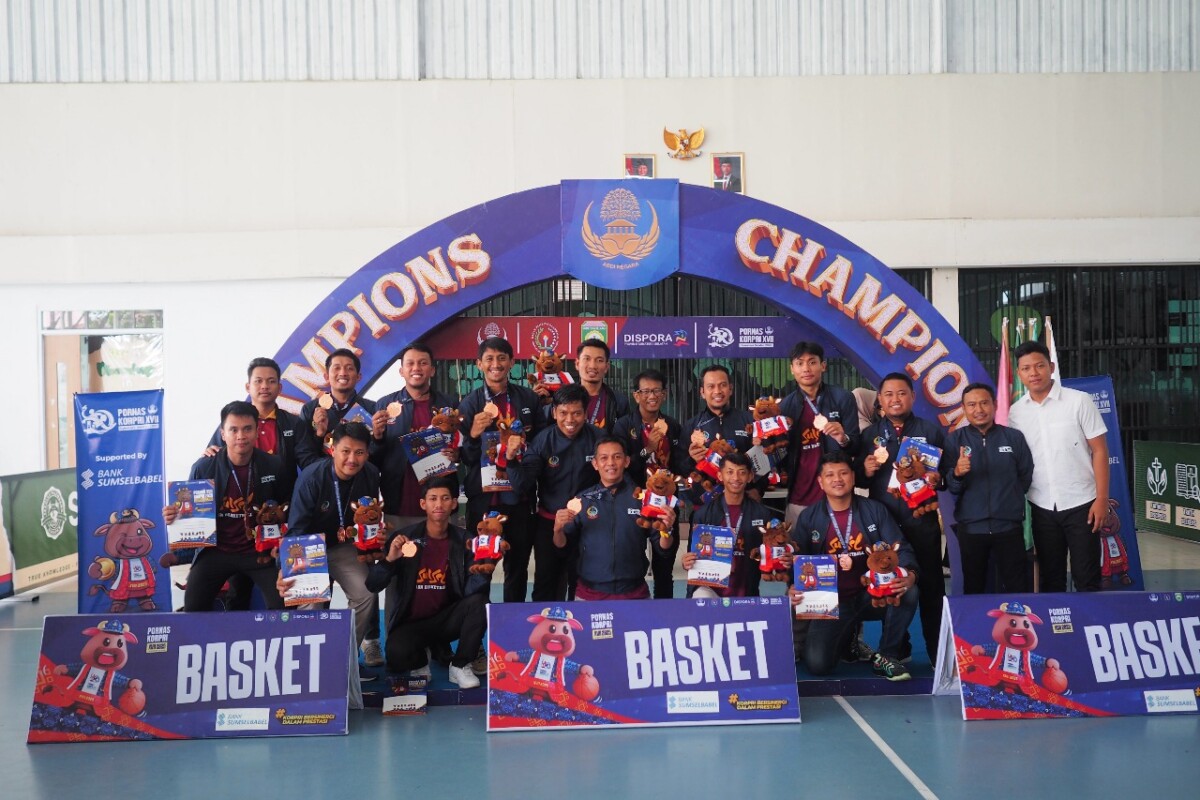 Tim Basket Beregu Putra Korpri Sulsel Raih Perunggu di Pornas XVII Palembang