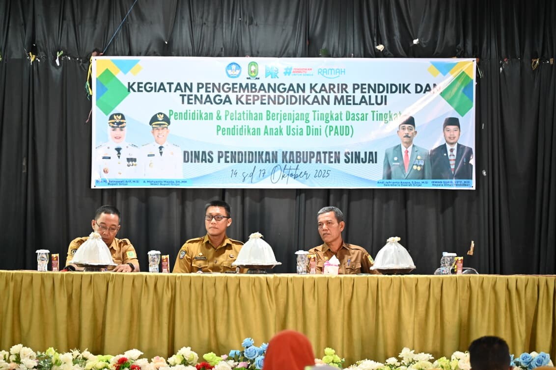 Tingkatkan Profesionalisme Guru PAUD, Disdik Sinjai Gelar Diklat Berjenjang Tingkat Dasar
