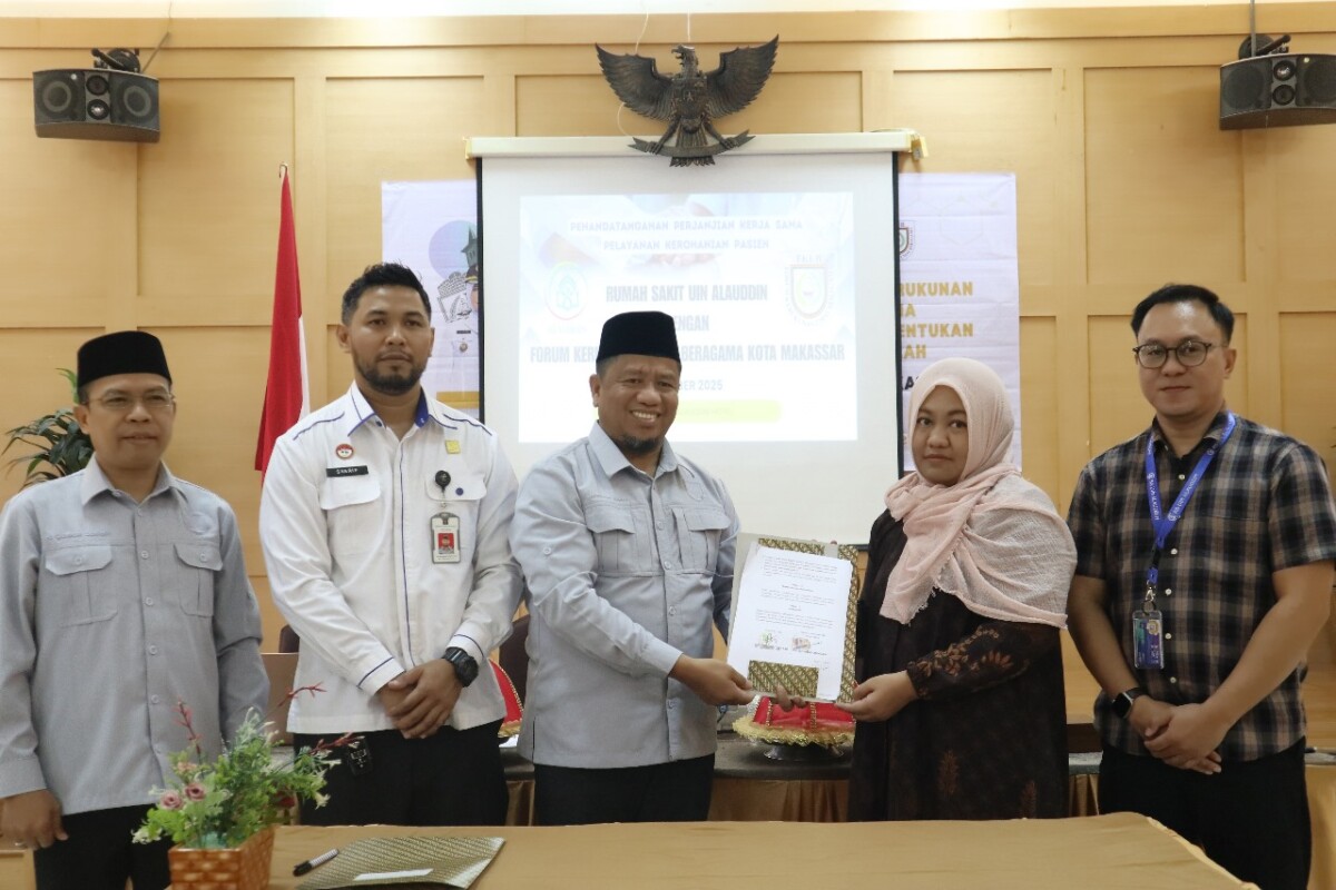 FKUB Makassar dan RS UIN Alauddin Teken MoU Layanan Kerohanian Pasien