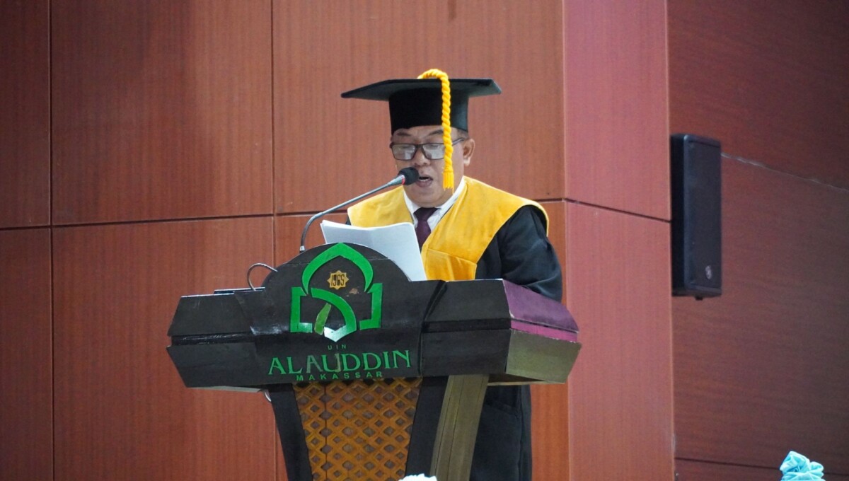 Dikukuhkan Jadi Guru Besar UIN Alauddin, Prof. Nurhidayat Sebut Dakwah Harus Adaptif di Era AI