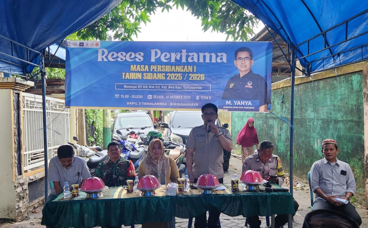 Reses Pertama, M Yahya Kunjungi Delapan Lokasi di Kelurahan Bira