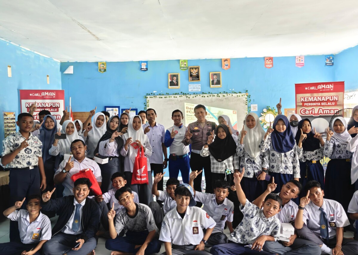 Asmo Sulsel Ajak Siswa SMA Batara Gowa Lebih Peduli Keselamatan Berkendara