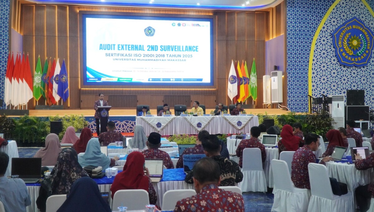 Unismuh Makassar Jalani Audit Eksternal Surveilans ISO 21001:2018 Tahun Kedua