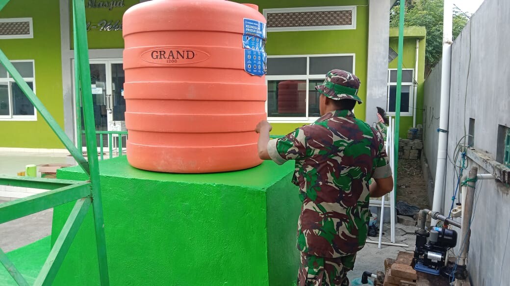 Jelang Penutupan, Satgas TMMD Tuntaskan Proyek Pembuatan Sumur Bor