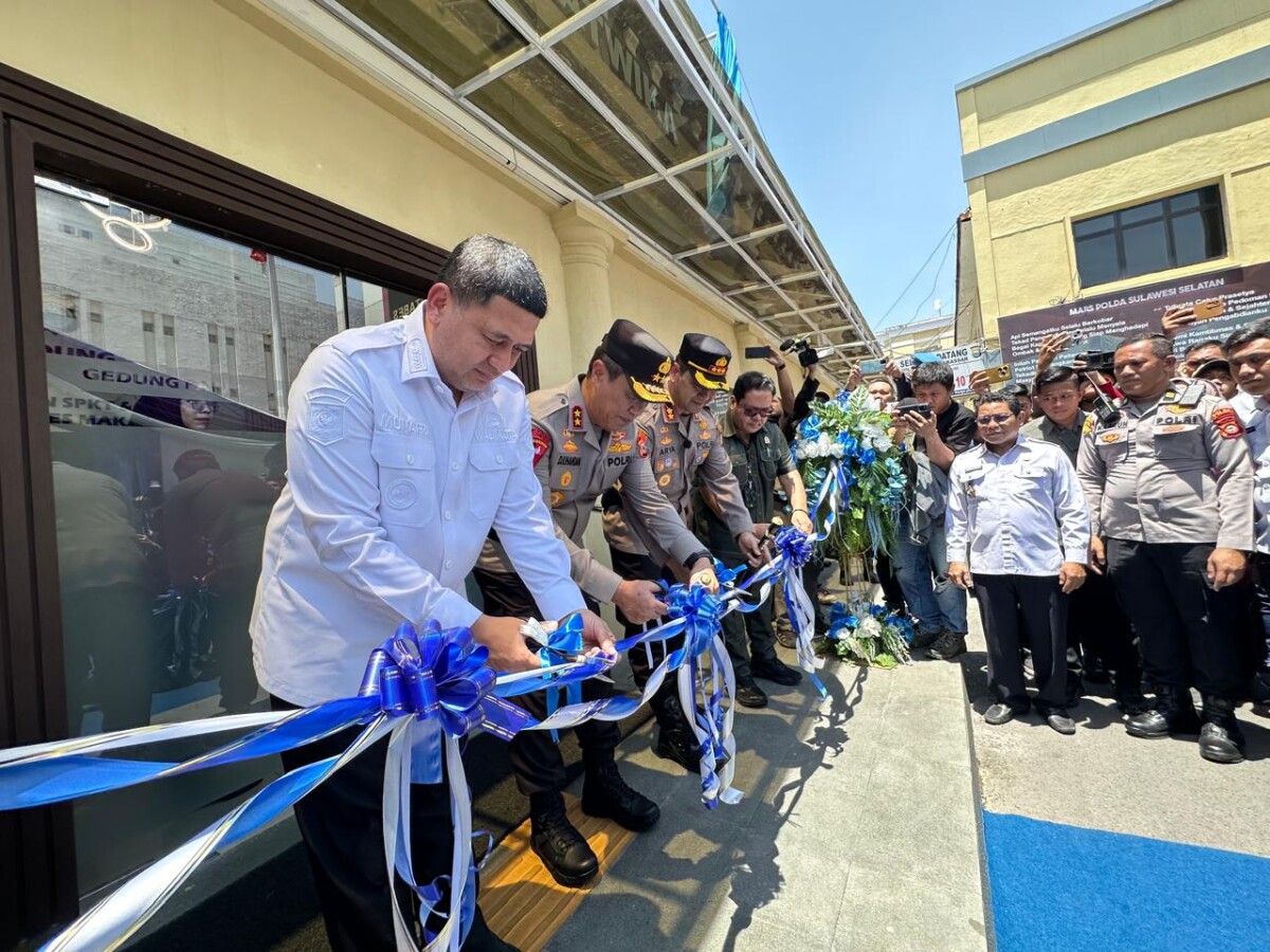 Gedung Parama Satwika Polrestabes Makassar Diresmikan, Kapolda Sulsel: Ini Wujud Pelayanan kepada Masyarakat