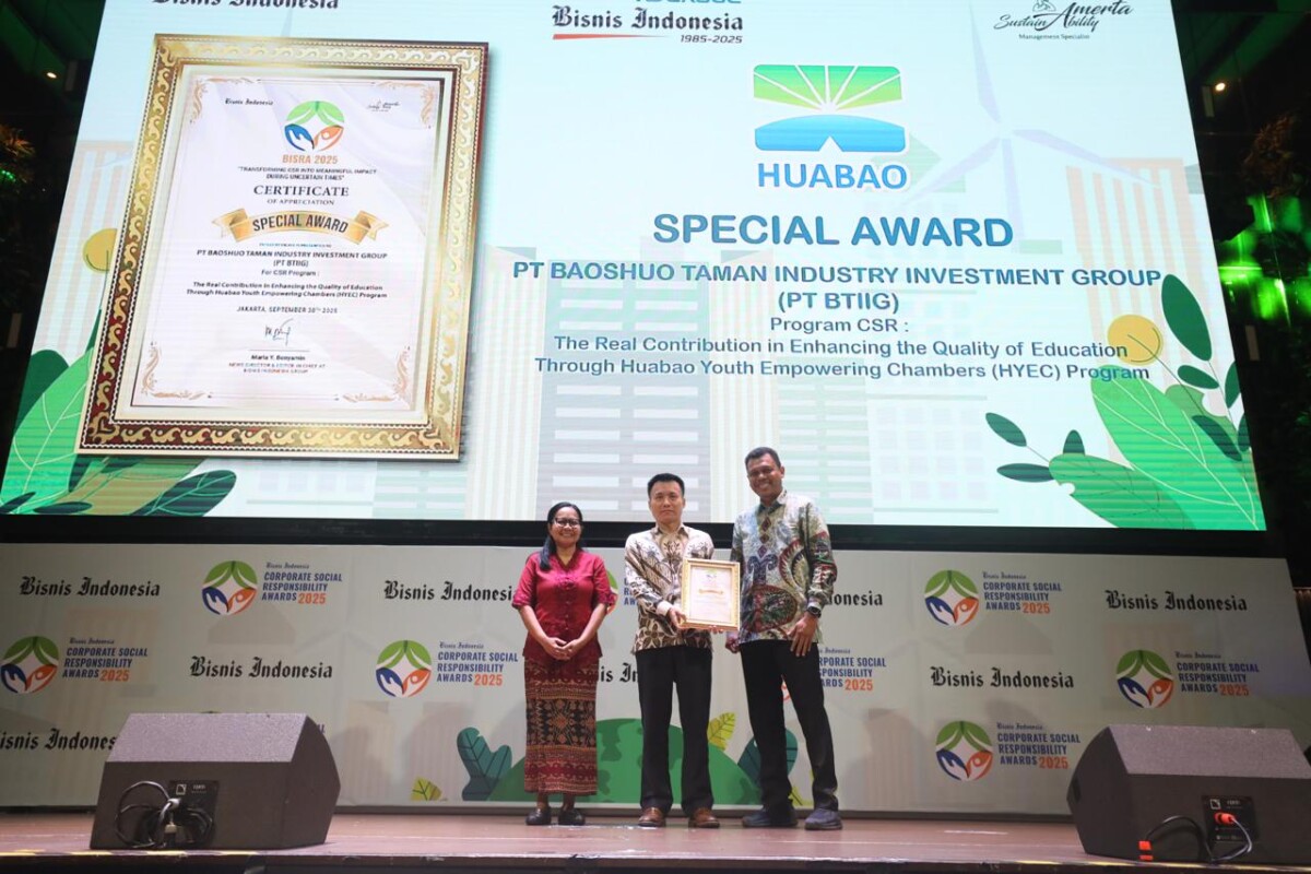 Huabao Indonesia Raih Penghargaan di Ajang BISRA Awards 2025