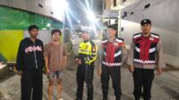 Susuri Jalan Utama hingga Lorong, Polsek Wajo Pastikan Situasi Kondusif di Malam Hari