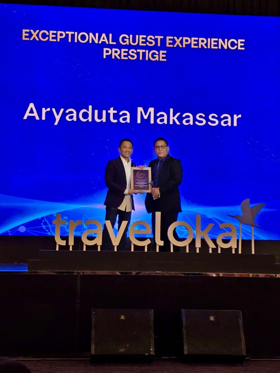 Aryaduta Makassar Raih Penghargaan Exceptional Guest Experience-Prestige Dari Traveloka