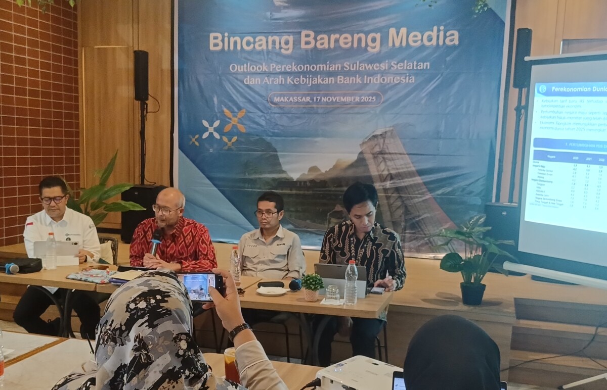 Tumbuh 5,01% di Triwulan III- 2025, Tren Pertumbuhan Ekonomi Sulsel Diprediksi Berlanjut
