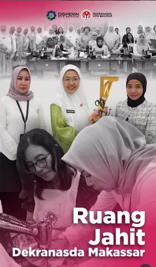 Kadisperin Hadiri Pembukaan Ruang Jahit Dekranasda Makassar
