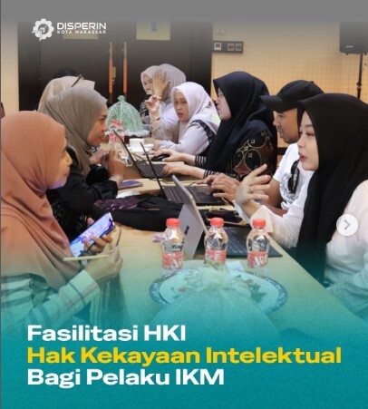 Disperin Makassar Gelar Fasilitasi HKI untuk IKM