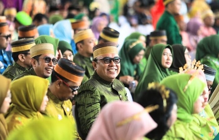 Potret Kepala DPMPTSP Hadiri Upacara HUT Kota Makassar