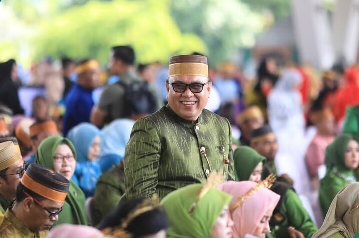 Potret Kepala DPMPTSP Hadiri Upacara HUT Kota Makassar
