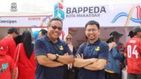 Bappeda Meriahkan Jalan Sehat HUT ke-418 Kota Makassar