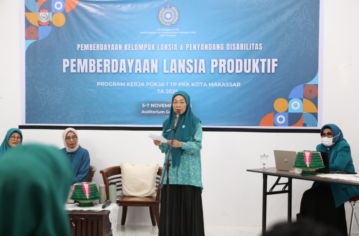 Buka Kegiatan Pemberdayaan Lansia Produktif, Melinda Aksa: Lansia Adalah Sumber Inspirasi dan Pilar Keluarga Tangguh