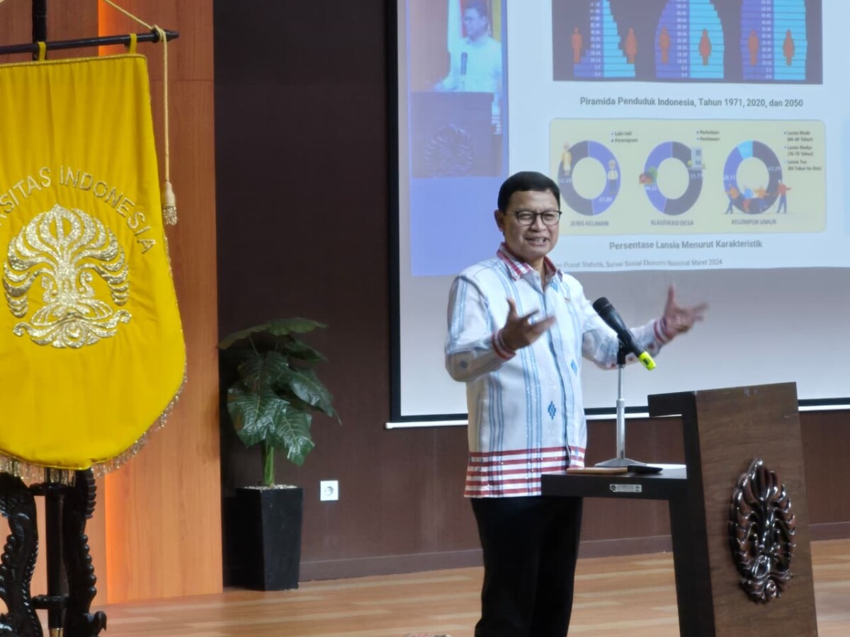 Taruna Ikrar Sampaikan Public Lecture di UI, Menguatkan Ekonomi Kesehatan dan Konsep ABG di Era Silver Economy