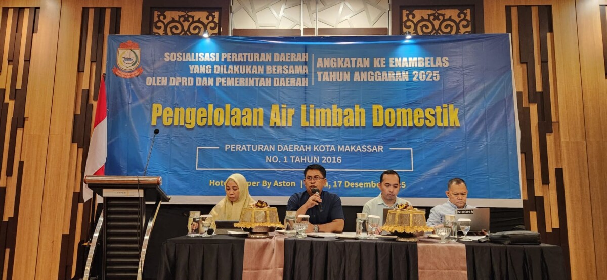  Sosialisasi Perda Pengelolaan Air Limbah Domestik, M Yahya: Agar Kualitas Air Tanah Terjaga