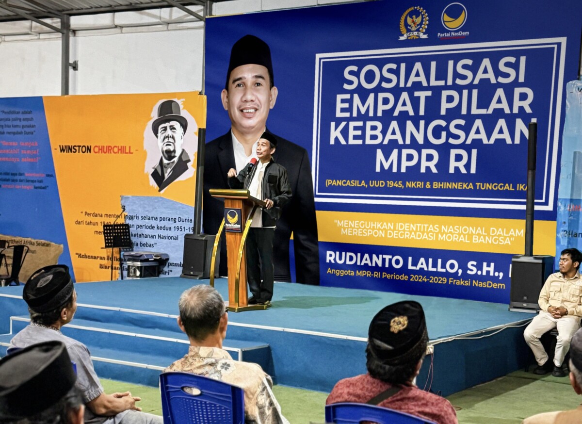 Perkuat Identitas Nasional, Rudianto Lallo Gelar Sosialisasi Empat Pilar Kebangsaan