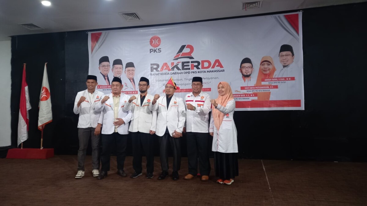 PKS Makassar Gelar Rakerda, Fokus Kaderisasi dan Pelayanan Publik