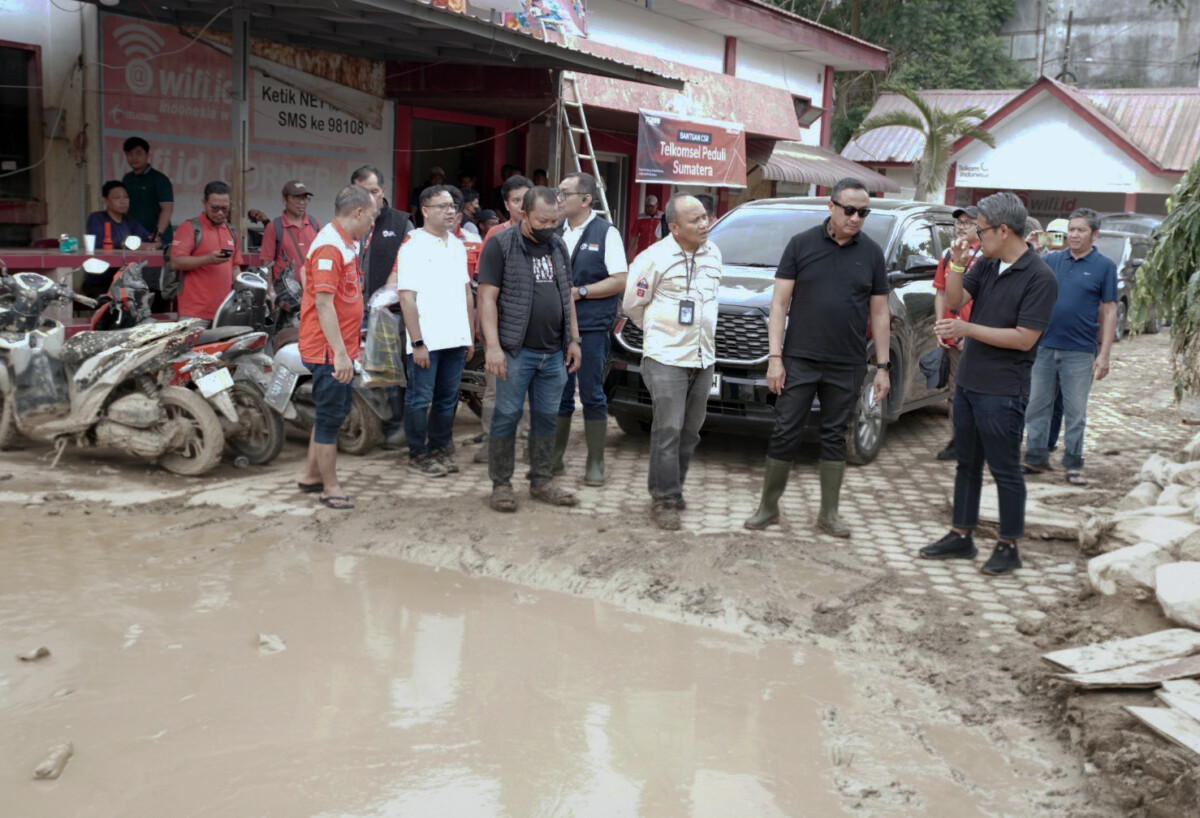 Bantu Korban Bencana Sumatra, TelkomGroup Operasikan 13 Titik Internet Satelit