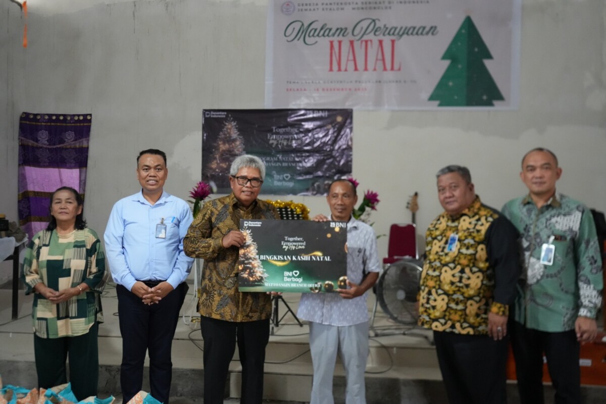 BNI Perkuat Kepedulian Sosial melalui Program Natal 2025