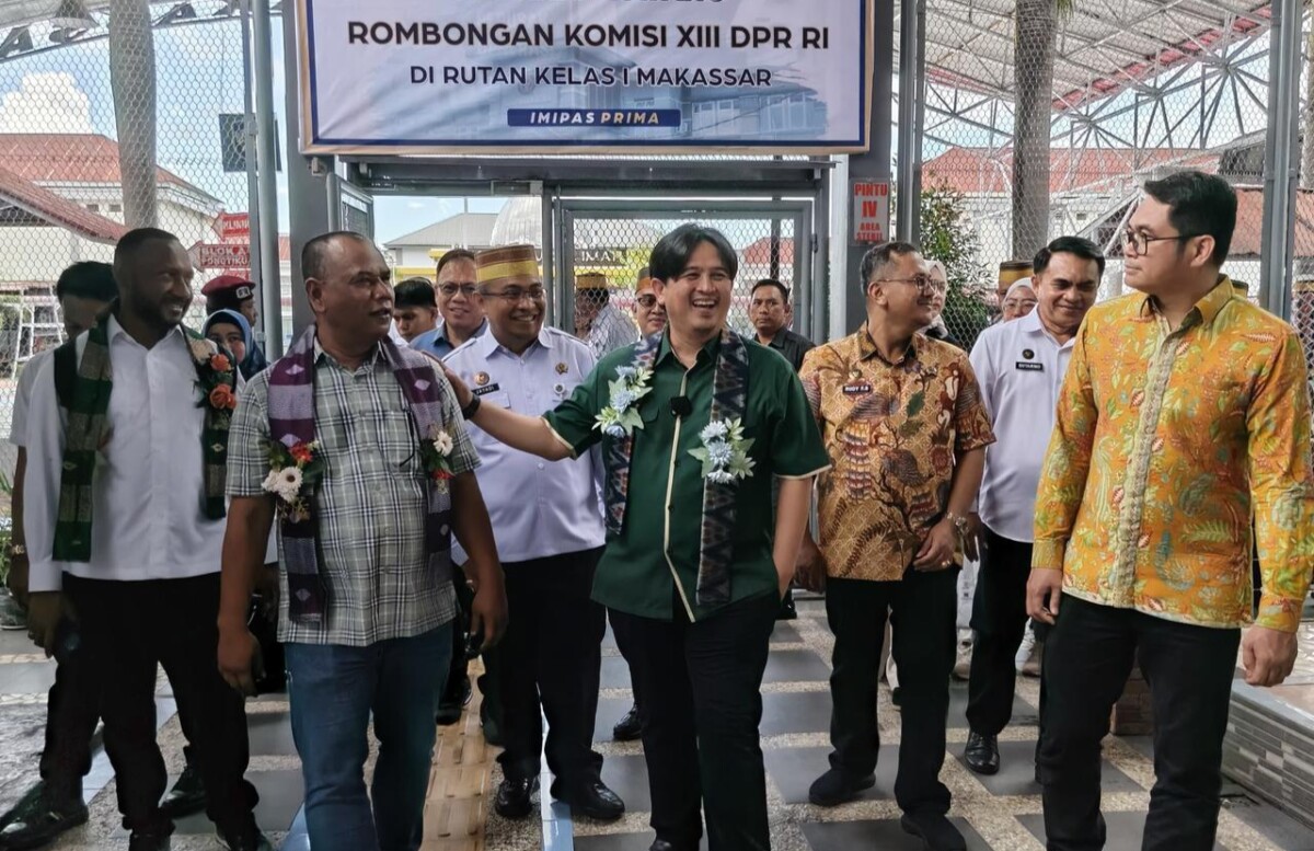 Tinjau Layanan dan Pembinaan, Komisi XIII Apresiasi Inovasi Rutan Makassar
